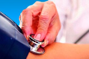 Messung des Blutdrucks zur Diagnose von Bluthochdruck
